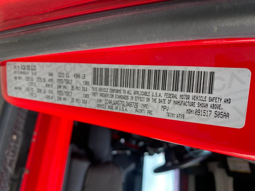 2016 Jeep Wrangler Sport