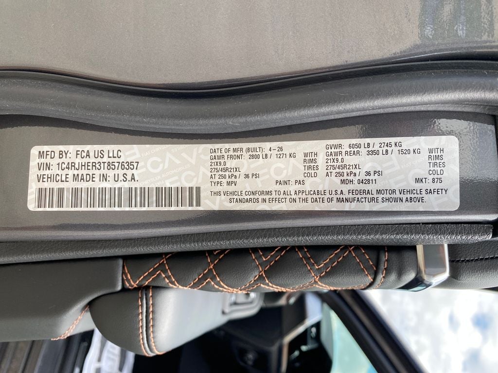 2026 Jeep Grand Cherokee GRAND CHEROKEE SUMMIT 4X4