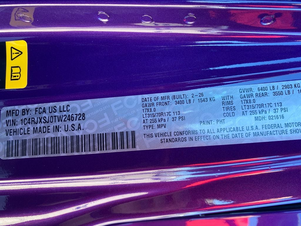 2026 Jeep Wrangler WRANGLER 4-DOOR MOAB 392