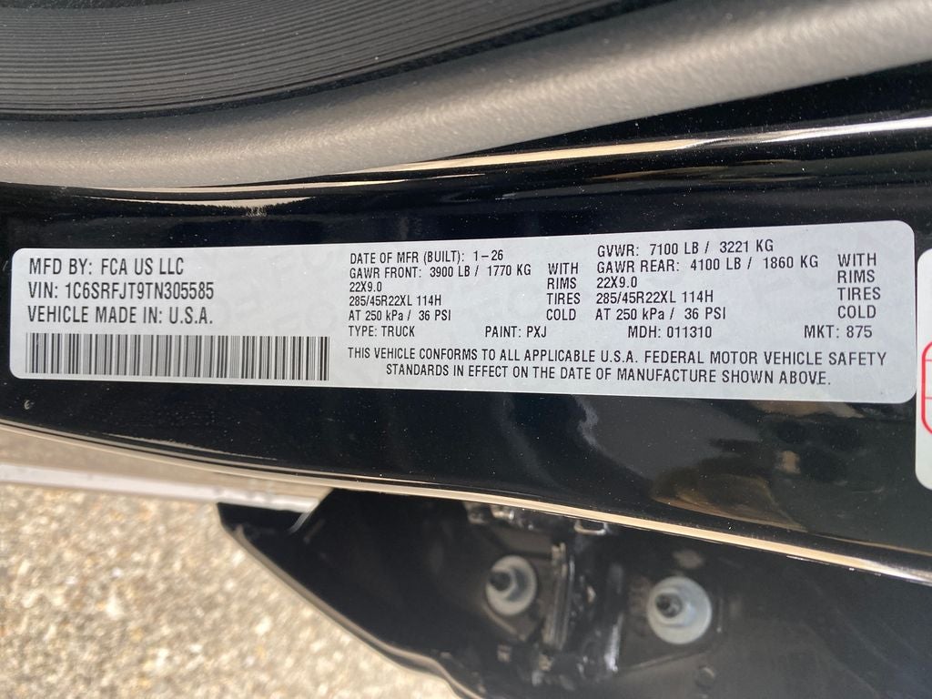 2026 RAM Ram 1500 RAM 1500 LARAMIE CREW CAB 4X4 5'7' BOX