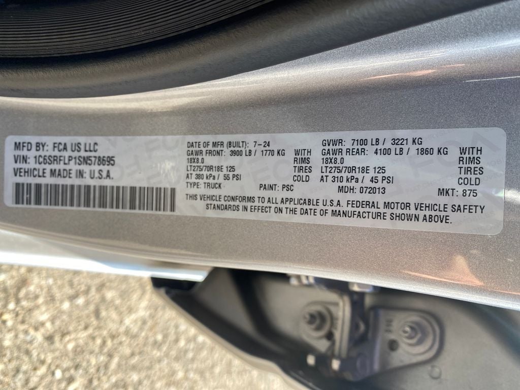 2025 RAM 1500 Rebel Crew Cab 4x4 5'7' Box