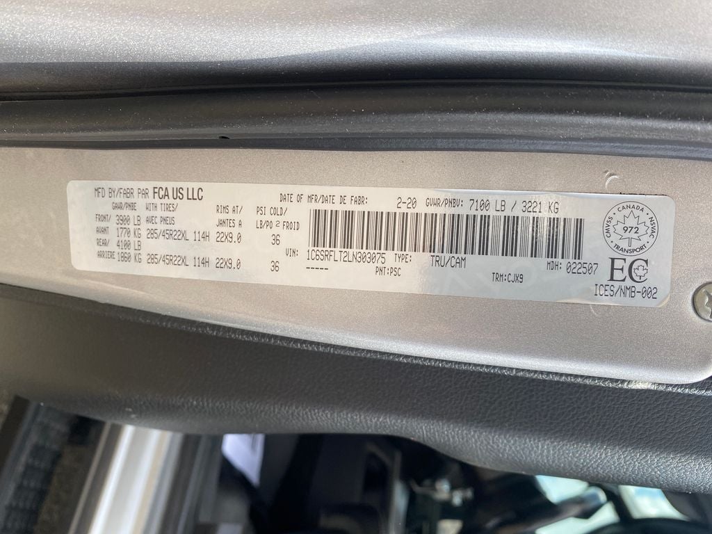 2020 RAM 1500 Rebel