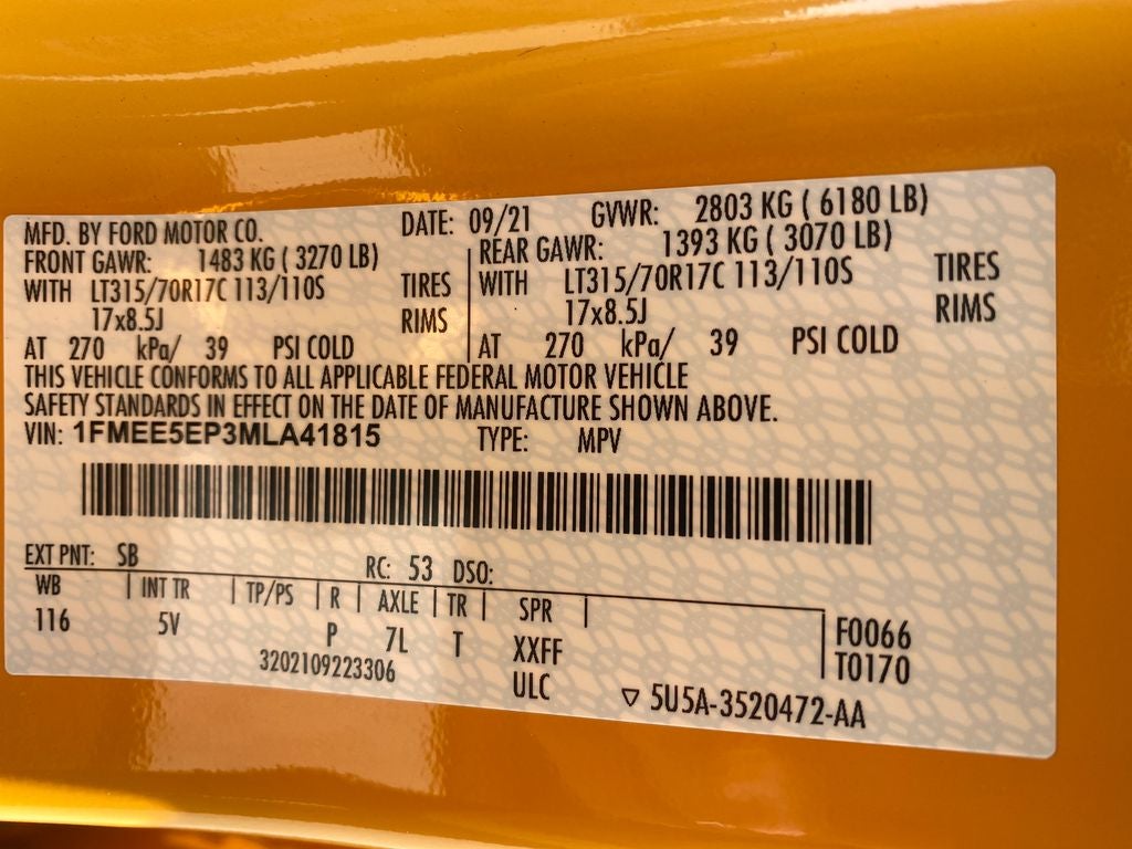 2021 Ford Bronco First Edition