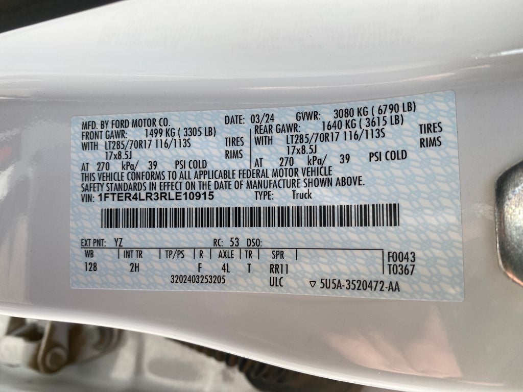 2024 Ford Ranger Raptor