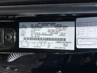 2022 Ford F-150 LARIAT