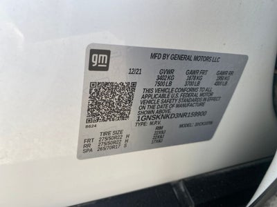 2022 Chevrolet Tahoe 4WD LT