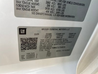 2021 GMC Sierra 1500 4WD Crew Cab Short Box AT4