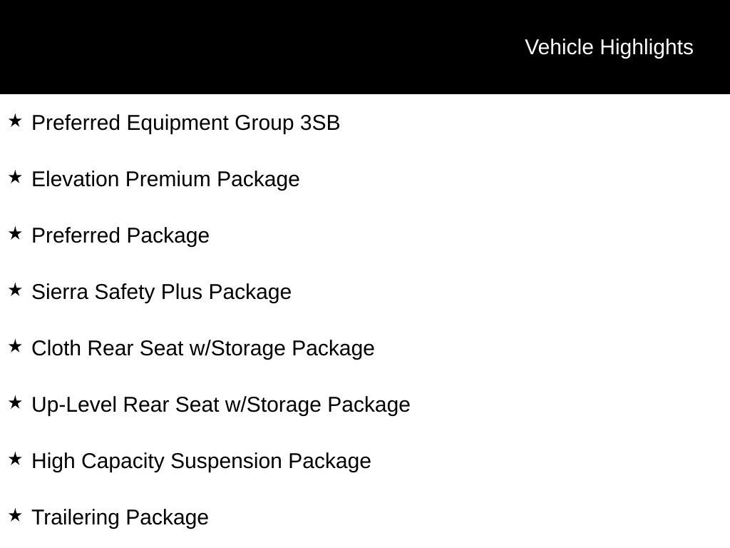 2023 GMC Sierra 1500 4WD Crew Cab Short Box Elevation with 3SB