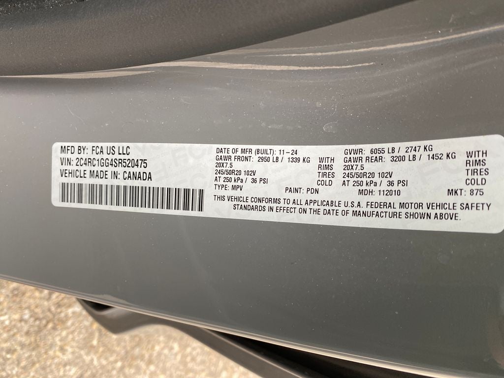 2025 Chrysler Pacifica Limited