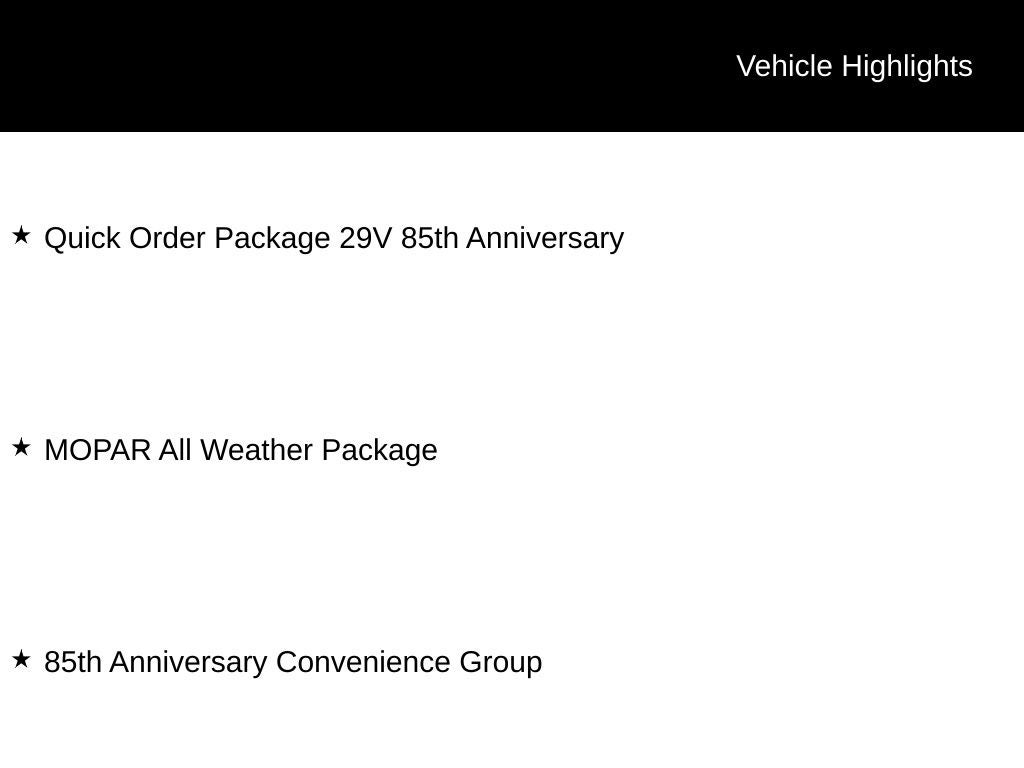 2026 Jeep Compass COMPASS 85TH ANNIVERSARY EDITION 4X4
