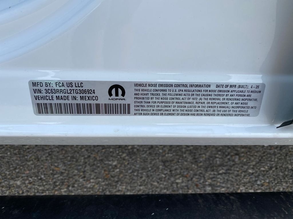 2026 RAM Ram 3500 RAM 3500 TRADESMAN CREW CAB 4X4 8' BOX