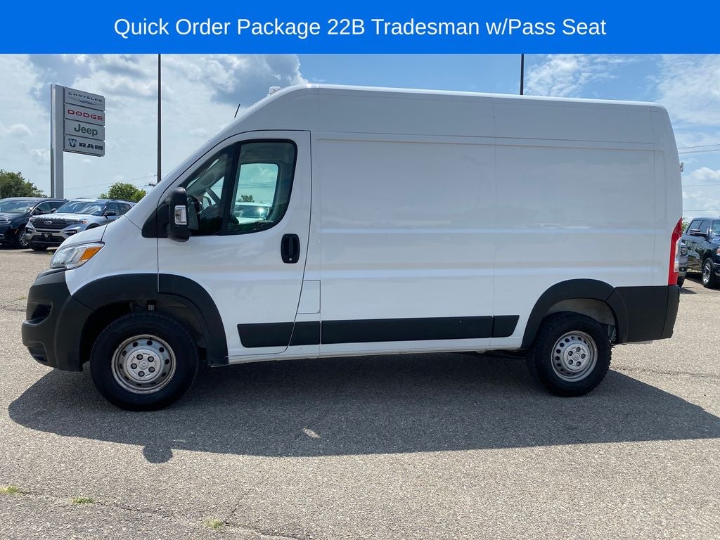 2025 RAM ProMaster 2500 Cargo Van Tradesman High Roof 136' WB w/Pass Seat