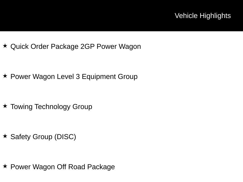 2022 RAM 2500 Power Wagon Crew Cab 4x4 6'4' Box