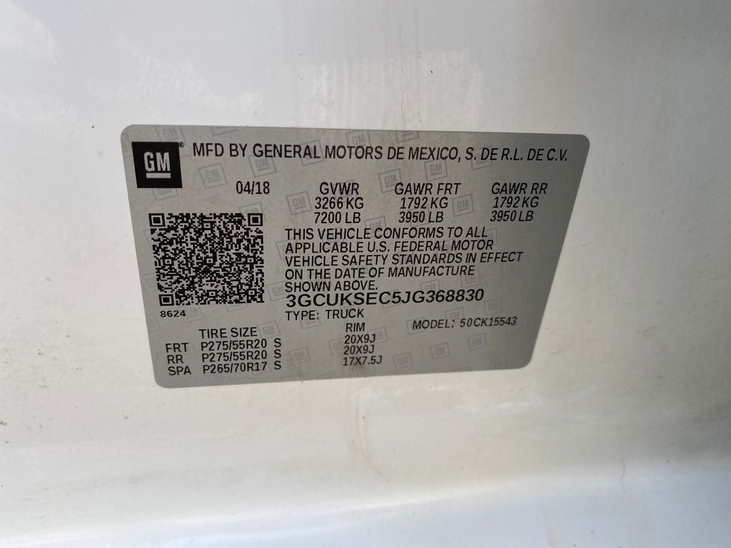 2018 Chevrolet Silverado 1500 1LZ