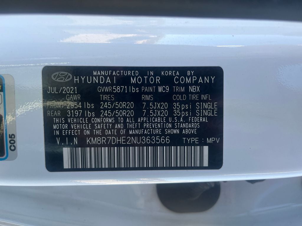 2022 Hyundai Palisade Calligraphy