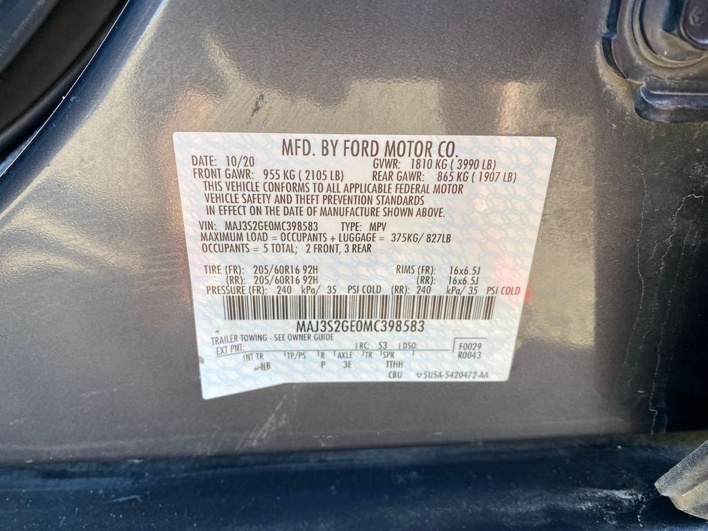 2021 Ford EcoSport SE