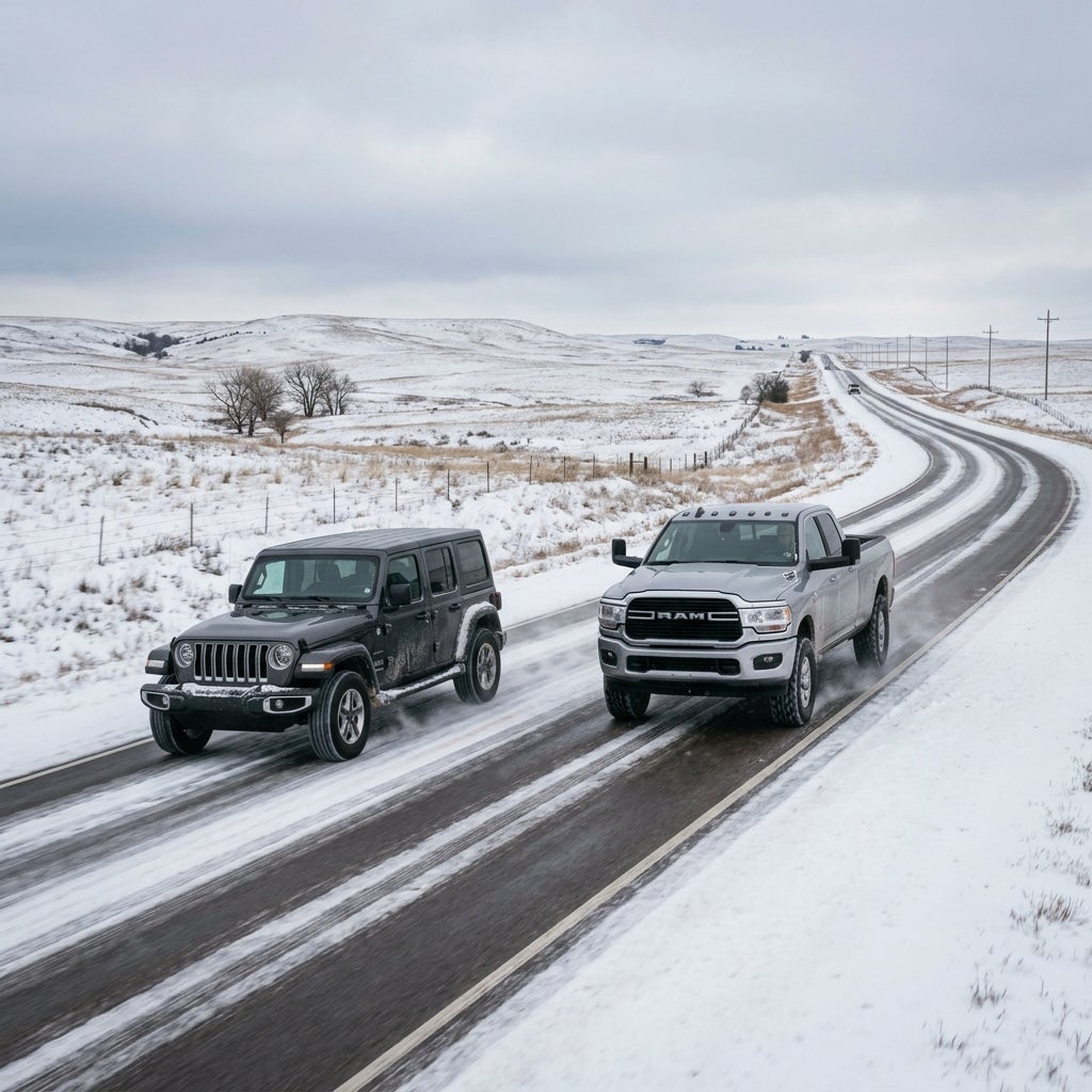 Preparing Your Jeep 4x4 or RAM Truck for Kansas Winter Roads: Maintenance & Tire Care